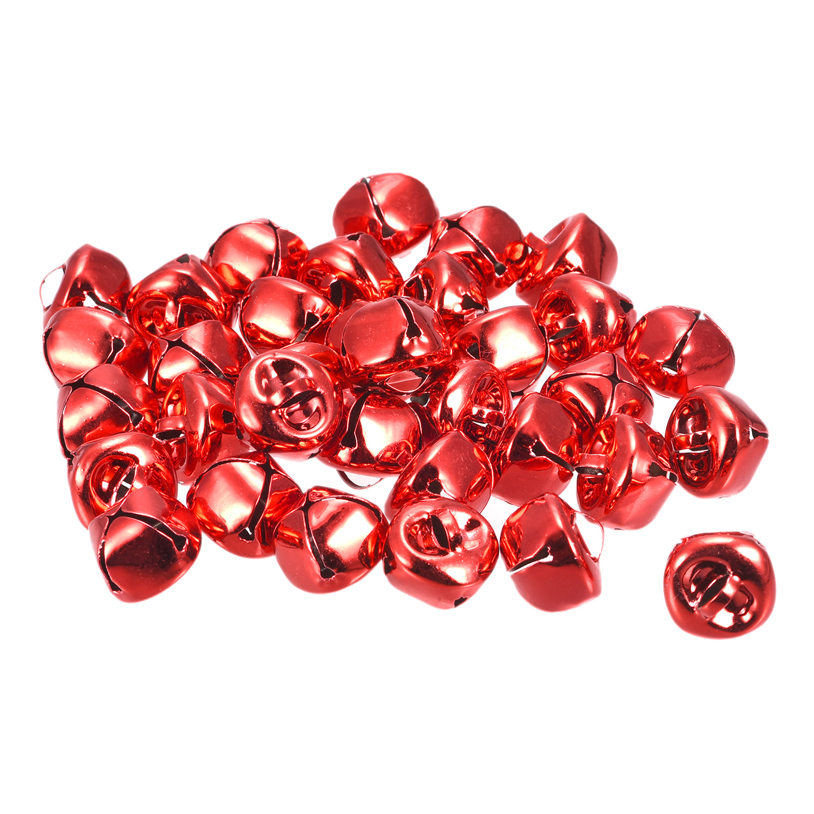Jingle Bells, 5/8(15mm) 24 Pack Small Bells for Crafts DIY Christmas, Red  
